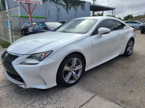 2016 Lexus RC 200t for sale at INTERNATIONAL AUTO BROKERS INC in Hollywood FL