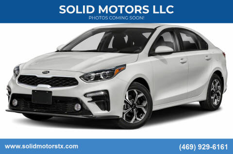 2020 Kia Forte for sale at SOLID MOTORS LLC in Garland TX