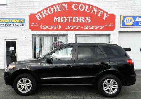 2010 Hyundai Santa Fe for sale at Brown County Motors in Russellville OH