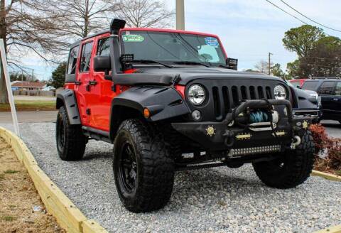 2014 Jeep Wrangler Unlimited for sale at Beach Auto Brokers in Norfolk VA