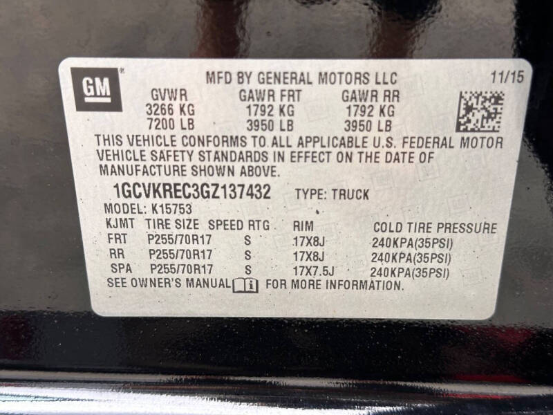 2016 Chevrolet Silverado 1500 LT