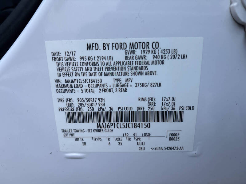 2018 Ford EcoSport SES