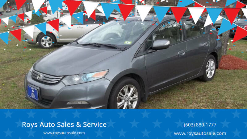 2010 Honda Insight for sale at Roys Auto Sales & Service in Hudson NH