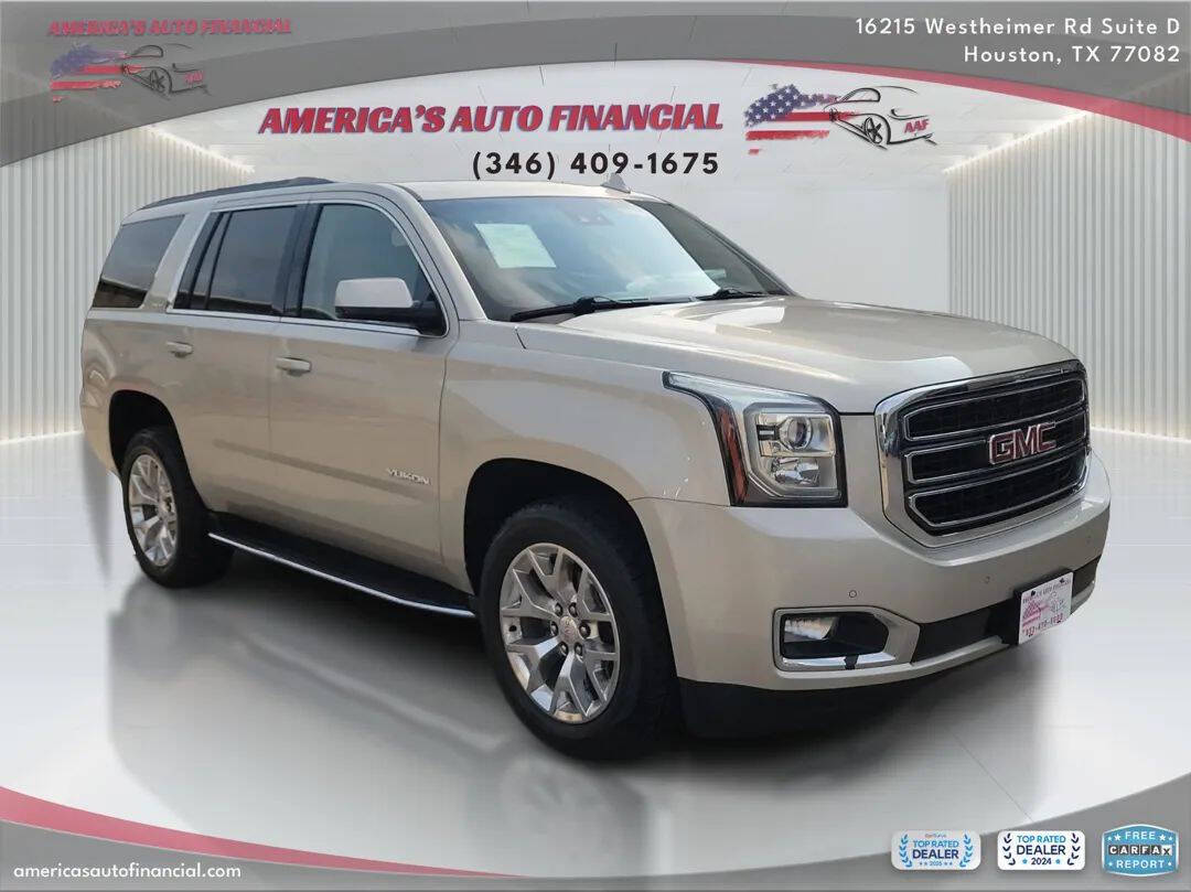 Gold 2017 GMC Yukon SLT 4x2 SLT 4dr SUV 1