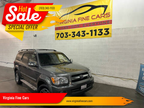2007 Toyota Sequoia for sale at Virginia Fine Cars in Chantilly VA