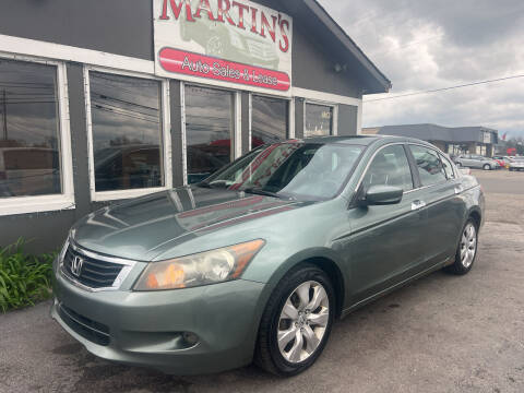 2008 Honda Accord for sale at Martins Auto Sales in Shelbyville KY