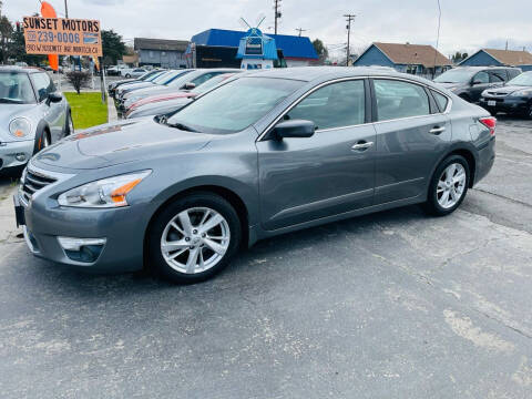 2015 Nissan Altima for sale at Sunset Motors in Manteca CA