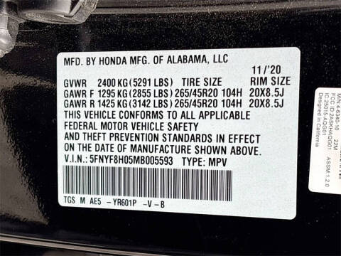 2021 Honda Passport Elite