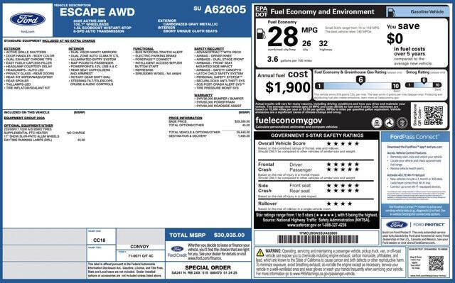2025 Ford Escape Active