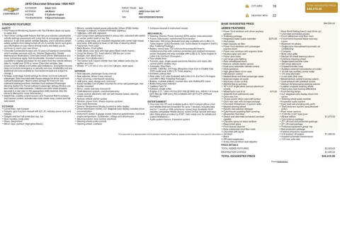 2019 Chevrolet Silverado 1500