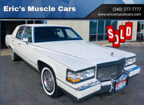 1992 Cadillac Brougham for sale at Eric's Muscle Cars in Clarksburg MD