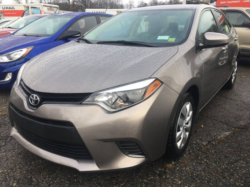 2015 Toyota Corolla for sale at Motuzas Automotive Inc. in Upton MA