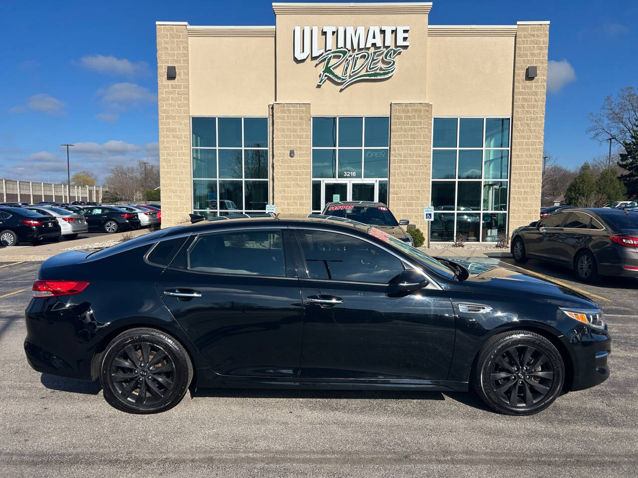 Black 2017 Kia Optima EX EX 4dr Sedan 1