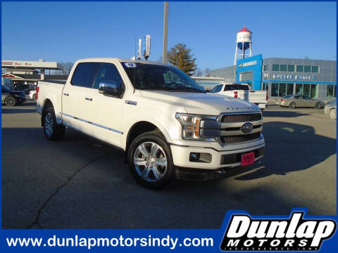 2018 Ford F-150 for sale at DUNLAP MOTORS INC in Independence IA