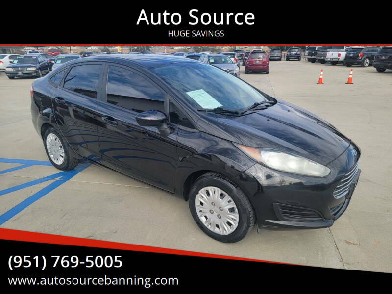 2015 Ford Fiesta for sale at Auto Source in Banning CA