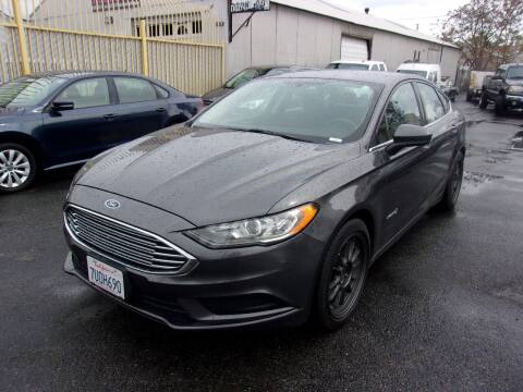 2017 Ford Fusion Hybrid for sale at First Ride Auto in Sacramento CA