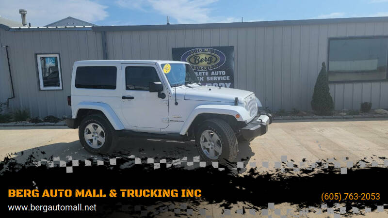 2012 Jeep Wrangler for sale at BERG AUTO MALL & TRUCKING INC in Beresford SD
