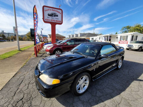 1998 Ford Mustang for sale at Ford's Auto Sales in Kingsport TN