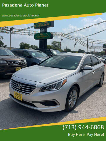 2017 Hyundai Sonata for sale at Pasadena Auto Planet in Houston TX