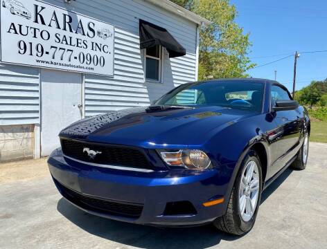 2010 Ford Mustang for sale at Karas Auto Sales Inc. in Sanford NC
