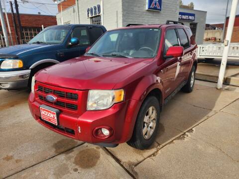 2008 Ford Escape for sale at Jacksons Car Corner Inc in Hastings NE