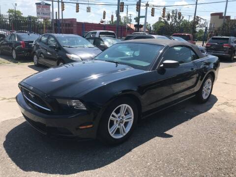 2014 Ford Mustang for sale at SKYLINE AUTO in Detroit MI