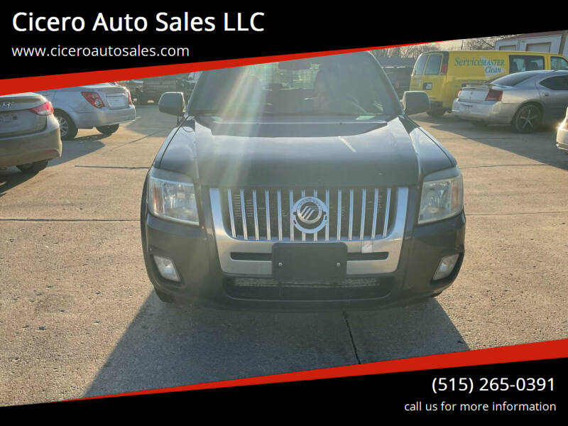 2008 Mercury Mariner for sale at Cicero Auto Sales LLC in Des Moines IA