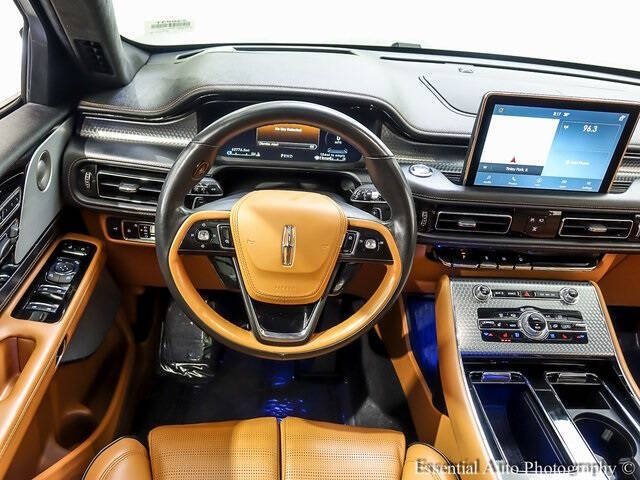 Used 2021 Lincoln Aviator Black Label with VIN 5LM5J9XCXMGL17054 for sale in Tinley Park, IL