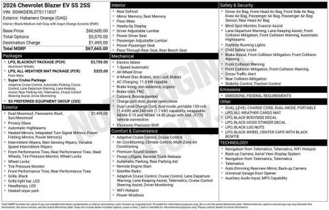 2026 Chevrolet Blazer EV SS