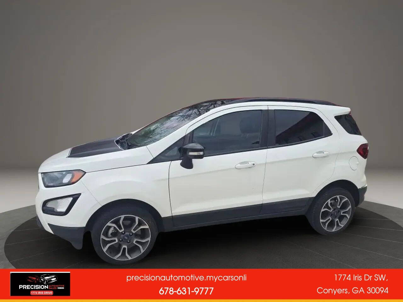 White 2020 Ford EcoSport SES AWD SES 4dr Crossover 2