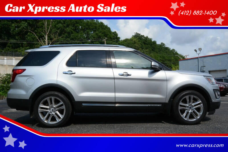 2017 Ford Explorer for sale at Car Xpress Auto Sales in Pittsburgh PA
