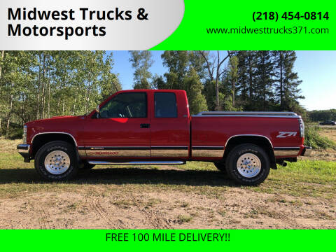 1994 Chevrolet C/K 1500 Series for sale at Midwest Trucks & Motorsports in Merrifield MN