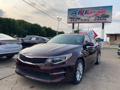 2017 Kia Optima for sale at ANF AUTO FINANCE in Houston TX