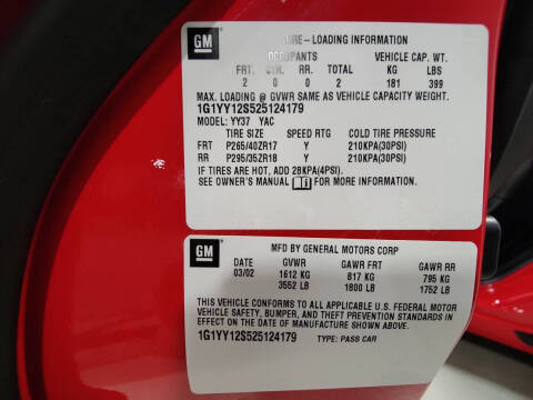 2002 Chevrolet Corvette Z06