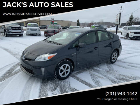 2012 Toyota Prius for sale at JACK'S AUTO SALES in Traverse City MI