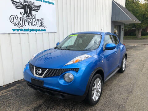 2012 Nissan JUKE for sale at Team Knipmeyer in Beardstown IL