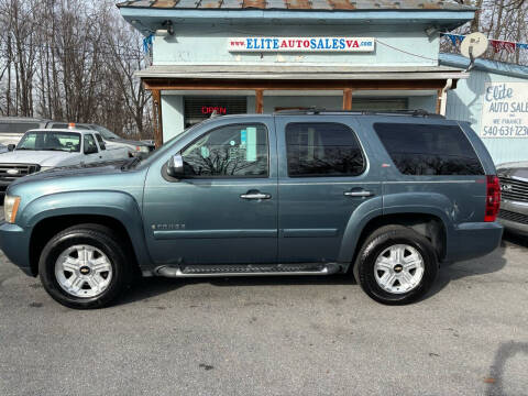 2008 Chevrolet Tahoe for sale at Elite Auto Sales Inc in Front Royal VA