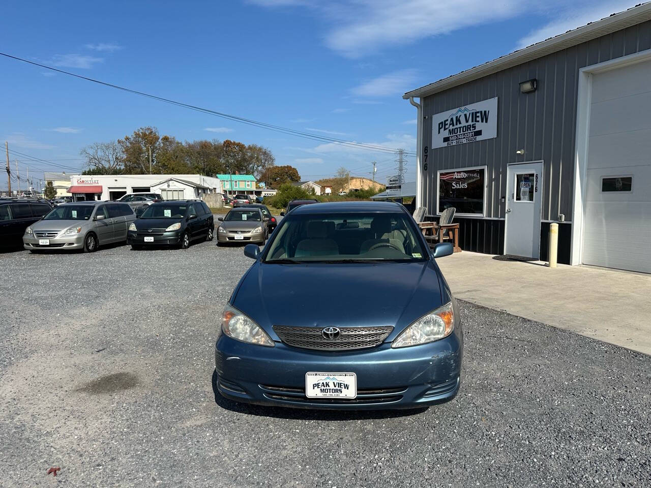 2003 Toyota Camry for sale at PEAK VIEW MOTORS in Mount Crawford, VA