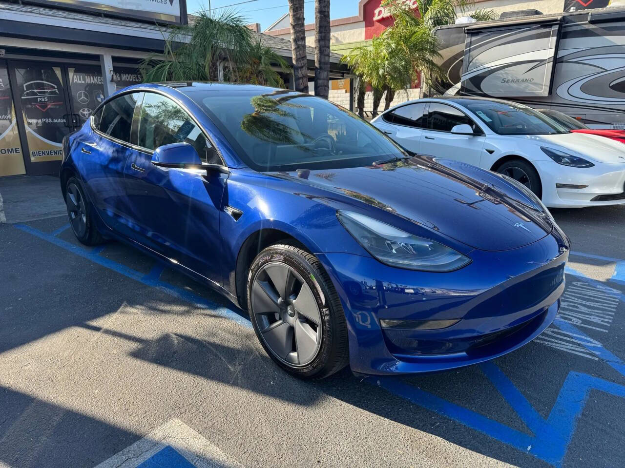 Dk. Blue 2023 Tesla Model 3 Base 4dr Sedan 1