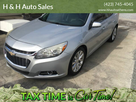 2014 Chevrolet Malibu for sale at H & H Auto Sales in Athens TN