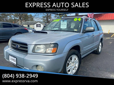 2004 Subaru Forester for sale at EXPRESS AUTO SALES in Midlothian VA