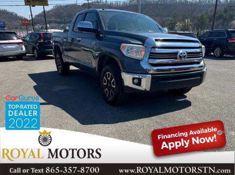 2017 Toyota Tundra for sale at ROYAL MOTORS LLC in Knoxville TN