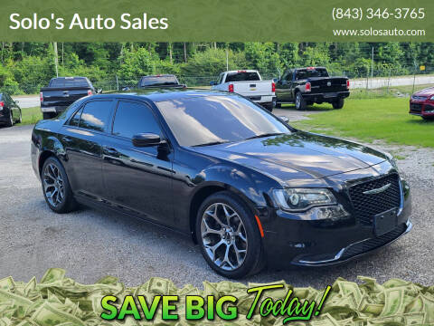 2018 Chrysler 300 for sale at Solo's Auto Sales in Timmonsville SC