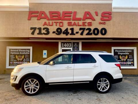 2016 Ford Explorer for sale at Fabela's Auto Sales Inc. in South Houston TX