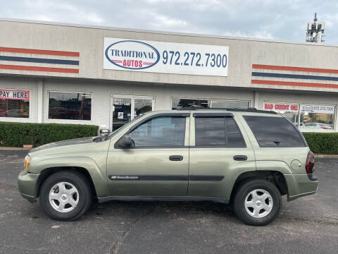 2003 Chevrolet TrailBlazer for sale at Traditional Autos in Dallas TX