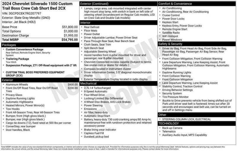 2024 Chevrolet Silverado 1500