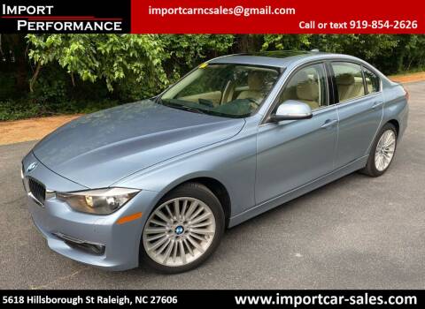 2013 BMW 3 Series for sale at Import Performance Sales in Raleigh NC