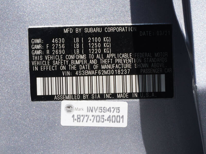 2021 Subaru Legacy Premium