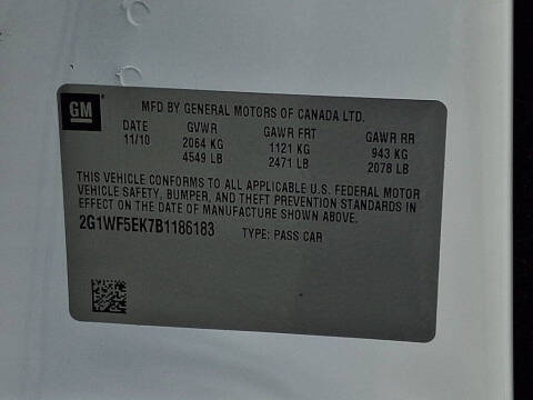 2011 Chevrolet Impala LS Fleet