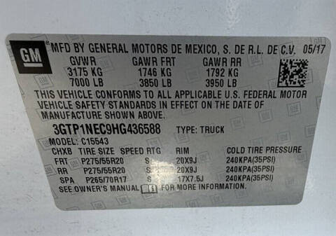 2017 GMC Sierra 1500
